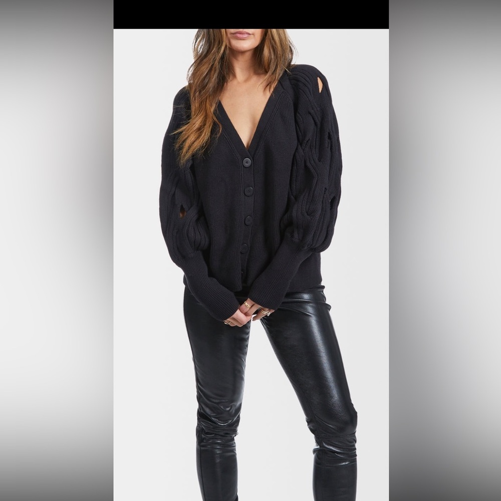 Jonathan Simkhai Kinley Cardigan Sweater NWT